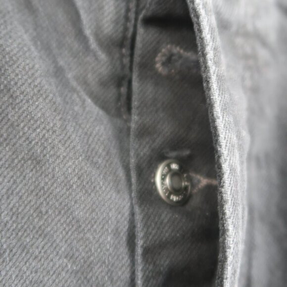 Free People We The Free Black Distressed Jeans Button Fly Size 28 - Picture 15 of 15